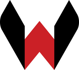 Obraz premium red and black arrows