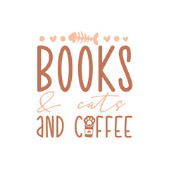 books and cats and coffee