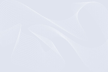 White abstract wave background design
