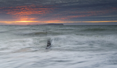 Fototapeta premium Ostsee, Sturm, Wellen