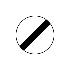 Mandatory, Regulatory Road Sign, Traffic Sign Vector Template