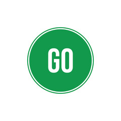 Mandatory, Regulatory Road Sign, Traffic Sign Vector Template