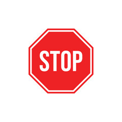 Mandatory, Regulatory Road Sign, Traffic Sign Vector Template
