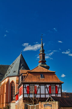 beautiful church with nice sky