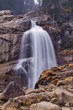 nice looking waterfall with rocks