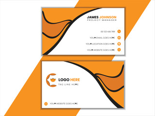 visiting card, Clean business card template. Professional business card template,  Modern creative business card and name card, Business Card Layout.