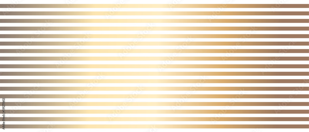 Poster golden striped background. pattern of golden horizontal lines. continuous stripes. design for printi