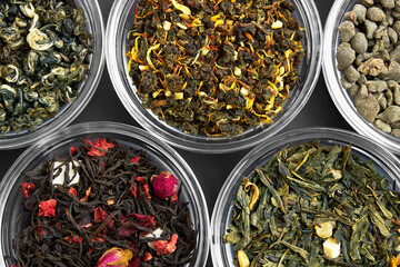 Fototapeta premium Set of a Tea in a bowles