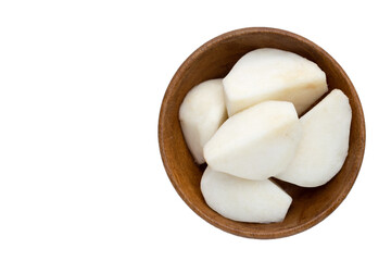 Mexican turnip or jicama or yam bean