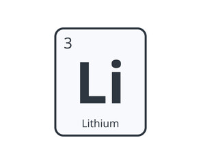 Lithium Chemical Element.
