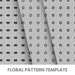 modern formal abstract pattern templates