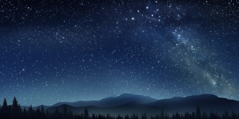 Fototapeta premium beautiful sky night with stars background