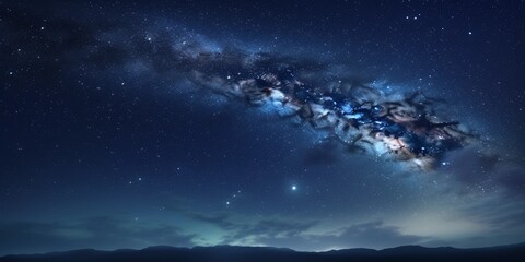 beautiful sky night with stars background