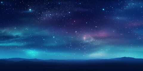 beautiful sky night with stars background