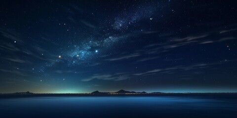 beautiful sky night with stars background