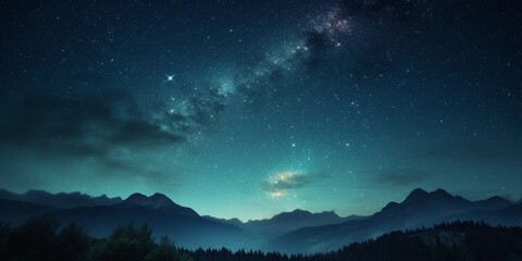 Fototapeta premium beautiful sky night with stars background