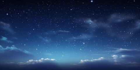 beautiful sky night with stars background