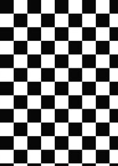 Geometric Square Chess Pattern Fabric Textile Print Vector Design Black and White Grid Graphic Fashion Fabric Fashion Show Textured