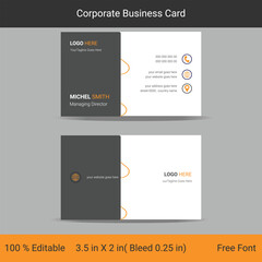 Modern Corporate Business Card Design