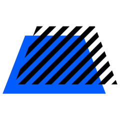 Geometric Memphis Shape Vector Design