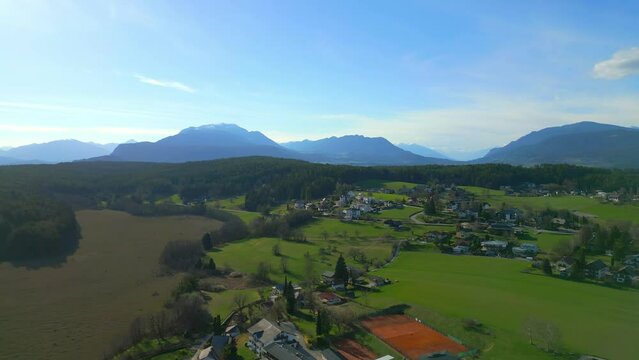 Beautiful village of Faak in Austria - travel photography