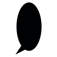 Chat box on white background