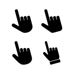 Hand cursor icon vector illustration. cursor sign and symbol. hand cursor icon clik