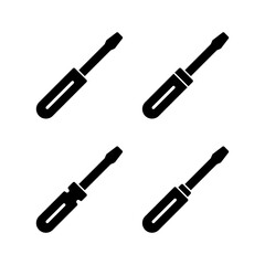 Screwdriver icon vector illustration. tools sign and symbol