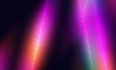 Beautiful abstract violet lights in outer space