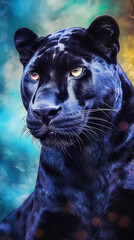 Exotic black panther.