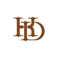 Classic KD Monogram Letter Logo. Timeless Design for Your Business