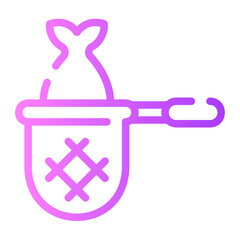 fishing net gradient icon