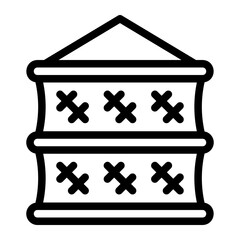 fishing net line icon