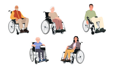 persons in wheelchairs