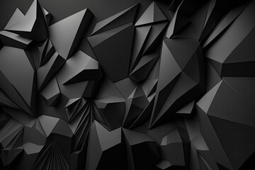Fototapeta premium an intricate black and white abstract design. Generative AI