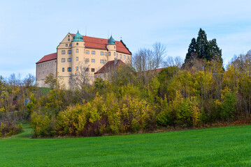 Fototapeta na wymiar Schloss Kapfenburg im Ostalbkreis in Baden-Württemberg