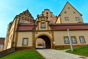 Fototapeta na wymiar Schloss Kapfenburg im Ostalbkreis in Baden-Württemberg