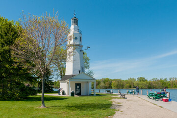 Kimberly Point Lighthouse At Kimberly Point Park on Lake Winnebago, Neenah, Wisconsin
