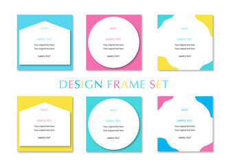 01シンプル見出しフレームセット