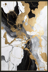 ouro branco preto beleza loira arte impressão moderna