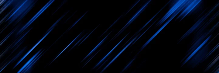 Fototapeten abstract blue and black are light pattern with the gradient is the with floor wall metal texture soft tech diagonal background black dark clean modern. © Kamjana