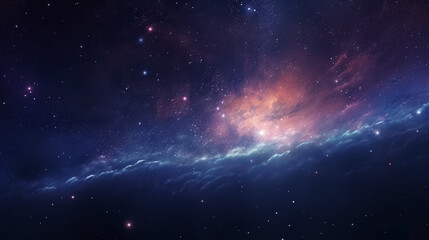 Obraz na płótnie Canvas Night Sky Picture Beautiful digital image