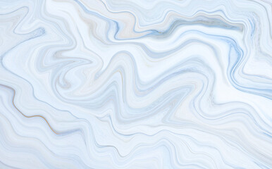 Obraz premium Marble rock texture blue ink pattern liquid swirl paint white dark that is Illustration background for do ceramic counter tile silver gray that is abstract waves skin wall luxurious art ideas concept.