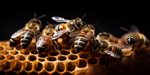 Up close and personal with honeybees and their hive