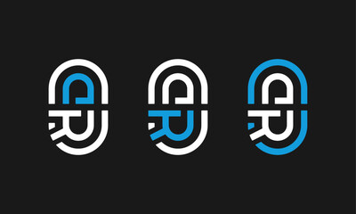 D. R. O. Logo Creative Personalised Logo, Multiple Letters