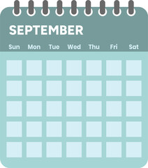 September 2023 calendar. monthly 2023 transparent calendar