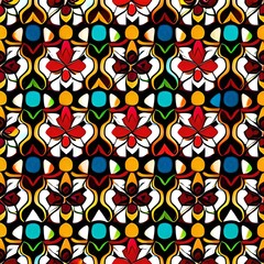 Design seamless patterns with geometric floral or abstract shapes suitable for use as backgrounds in graphic projects packaging or printed products vector format