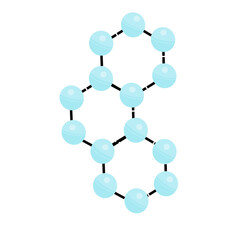 Molecular structure icon