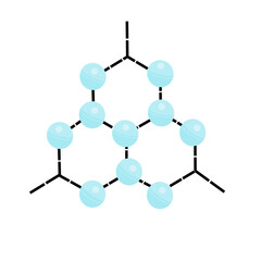 Molecular structure icon