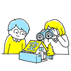 地域で協力して町内にある空き家を見守る様子